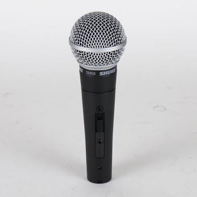 【中古】 マイク ダイナミックマイク SHURE SM58SE スイッチ付き シュアー 58 ゴッパ シュア 正面