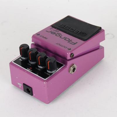 【中古】 フランジャー BOSS BF-2 Flanger Made in Japan Black Label ボス ギターエフェクター 全体