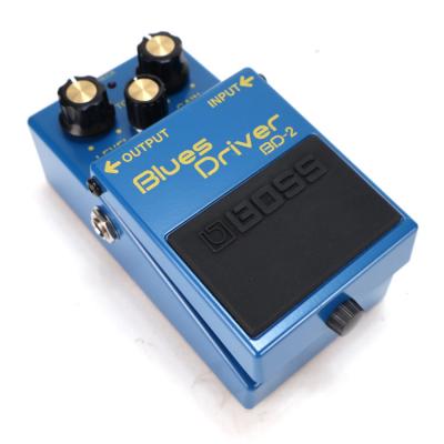 【中古】 ブルースドライバー エフェクター BOSS BD-2 Blues Driver ギターエフェクター オーバードライブ ブルドラ 斜めアングル画像