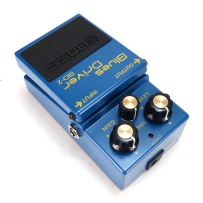 【中古】 ブルースドライバー エフェクター BOSS BD-2 Blues Driver ギターエフェクター オーバードライブ ブルドラ リア斜めアングル画像