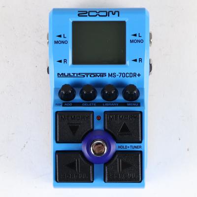 【中古】 ZOOM MS-70CDR+ MultiStomp ギター マルチエフェクター 空間系エフェクトを中心とした149種類を搭載 正面