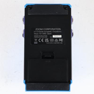 【中古】 ZOOM MS-70CDR+ MultiStomp ギター マルチエフェクター 空間系エフェクトを中心とした149種類を搭載 底面