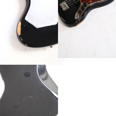【中古】J.W.Black Guitars JWブラック JWB-JP-JB Black 2020年製 マッチングヘッド 日本製 エレキベース 塗装剥げ