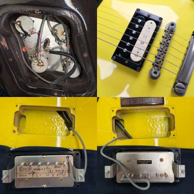 【中古】 エレキギター Gibson Tak Matsumoto Les Paul Canary Yellow Mod. 1999年製 リアピックアップ TONEISM製 VOHB #57搭載 内部