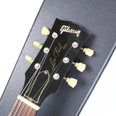 【中古】 エレキギター Gibson Tak Matsumoto Les Paul Canary Yellow Mod. 1999年製 リアピックアップ TONEISM製 VOHB #57搭載 ヘッド画像