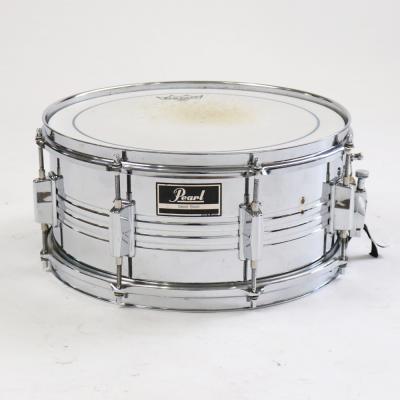 【中古】 スネアドラム パール Pearl Steel shell 14x6.5 Made in Japan