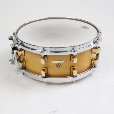 【中古】 スネアドラム ヤマハ YAMAHA MSD0105 Maple Custom 14x5.5 スネアドラム Made in Japan サイド