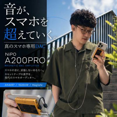 DACアンプ NiPO A200 Pro Black ライポ 紹介画像