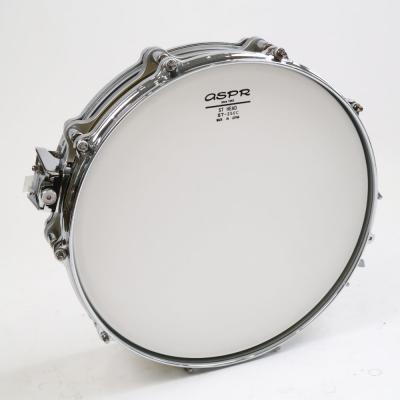 【中古】スネアドラム パール Pearl Free Floating Snare Brass Shell 14×3.5 ピッコロスネア 正面