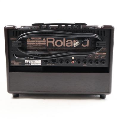 【中古】 アコギアンプ ローランド ROLAND AC-60-RW アコースティックギター用アンプ アコギアンプ ローズウッド調 背面