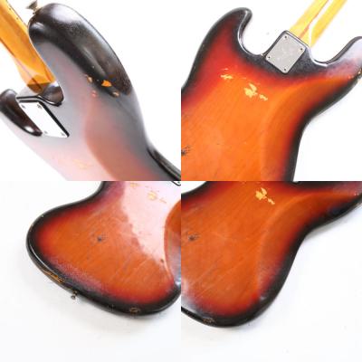 【中古】 Fender USA フェンダー Jazz Bass SunBurst 1974年製 ジャズベース ブロックインレイ 4点止めネック エレキベース 塗装剥げ