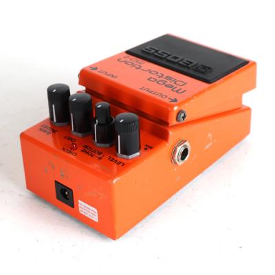 【中古】メガディストーション エフェクター BOSS MD-2 Mega Distortion ギターエフェクター ディストーション リア斜めアングル画像