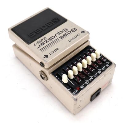 【中古】イコライザー エフェクター BOSS GEB-7 Bass Equalizer ベースエフェクター リア斜めアングル画像