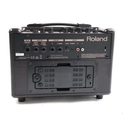 【中古】 アコギアンプ ローランド ROLAND AC-33-RW アコースティックギター用アンプ アコギアンプ ローズウッド調 リア画像
