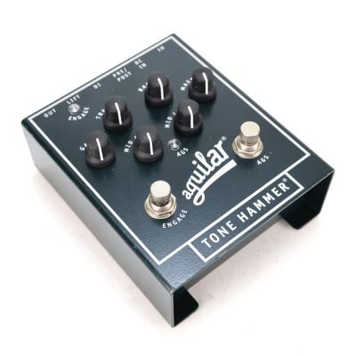 【中古】 ベースプリアンプ DI アギュラー AGUILAR TONE HAMMER ダイレクトボックス プリアンプ 斜めアングル画像