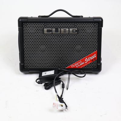 【中古】 ギターアンプ ローランド ROLAND CUBE Street EX BK ステレオ ポータブルアンプ マイクスピーカー