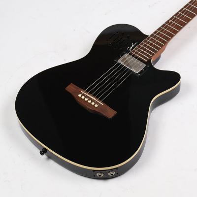 【中古】 Godin A6 Ultra Black 2013年製 ハムバッカー+ピエゾピックアップ搭載 ゴダン ボディ