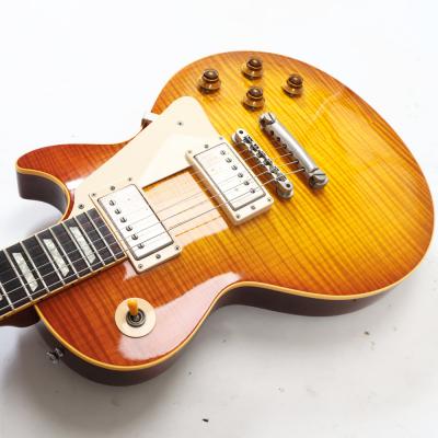 【中古】 エレキギター Gibson Custom Shop Historic Collection 1959 Les Paul Reissue R9 Sunburst 2000年製 3.90kg 圧巻のフレイムトップ 美品 Good Wood Era ギブソン レスポール ボディトップ