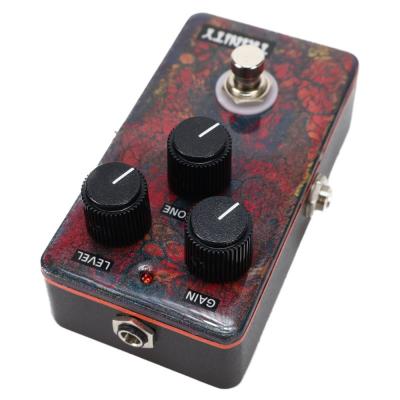 TRINITY トリニティ FLUID DISTORTION ディストーション ギターエフェクター 本体画像 斜め