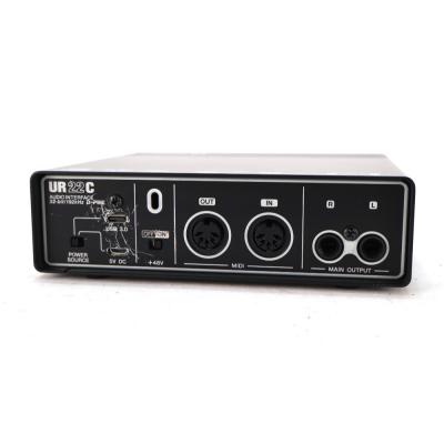 【中古】 オーディオインターフェイス Steinberg UR22C スタインバーグ USBオーディオインターフェース リア画像
