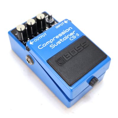 【中古】コンプレッサー エフェクター BOSS CS-3 Compression Sustainer ギターエフェクター 斜めアングル画像