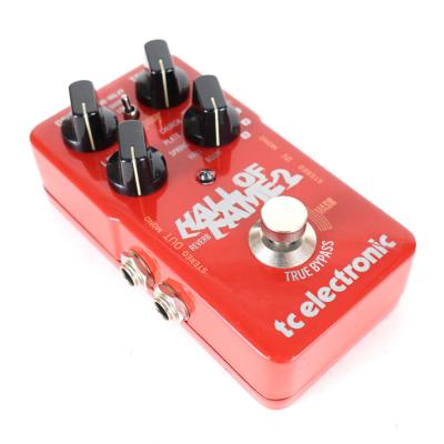 【中古】 tc electronic Hall of Fame 2 Reverb リバーブ ギターエフェクター TCエレクトロニック ホールオブフェイム 斜めアングル画像