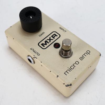 【中古】 ブースター エフェクター MXR M-133 MICRO AMP マイクロアンプ ギターエフェクター 全体