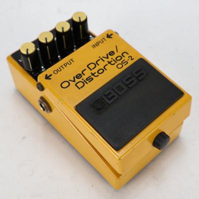 【中古】オーバードライブ ディストーション エフェクター BOSS OS-2 OverDrive Distortion ギターエフェクター 全体
