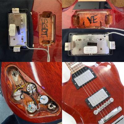 【中古】 エレキギター Gibson Derek Trucks Signature SG Vintage Red 2014年製 ピックガード装着痕あり ギブソン デレク・トラックス 詳細画像