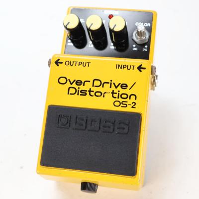 【中古】オーバードライブ ディストーション エフェクター BOSS OS-2 OverDrive Distortion ギターエフェクター