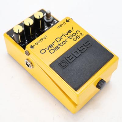 【中古】オーバードライブ ディストーション エフェクター BOSS OS-2 OverDrive Distortion ギターエフェクター 本体画像 斜め 2