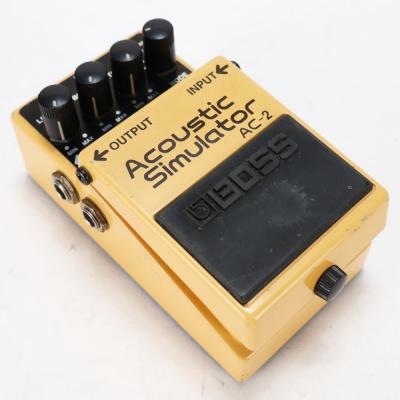 【中古】 アコースティックシミュレーター エフェクター BOSS AC-2 Acoustic Simulator ギターエフェクター 本体画像 斜め 2