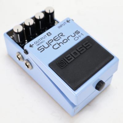 【中古】スーパーコーラス エフェクター BOSS CH-1 Super Chorus ギターエフェクター コーラス 本体画像 斜め2