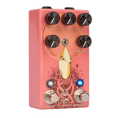WALRUS AUDIO ウォルラスオーディオ WAL-LUM #GU Lum Texture Engine リバーブ ギターエフェクター 左斜めアングル画像