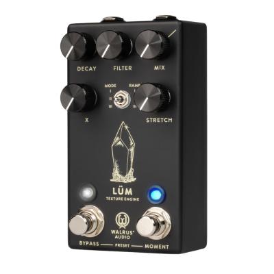 WALRUS AUDIO ウォルラスオーディオ WAL-LUM #BK Lum Texture Engine リバーブ ギターエフェクター 右斜めアングル画像