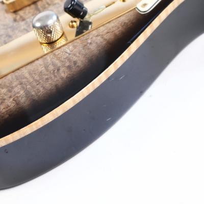 【中古】 エレキギター Suhr Classic T Deluxe Flame Maple Top Trans Charcoal Burst 2019年製 サー クラシックT (TLスタイル) Roasted BirdsEye Mapleネック 傷
