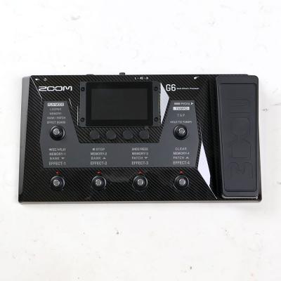 【中古】 エフェクター ZOOM G6 ギターマルチエフェクター ズーム 正面