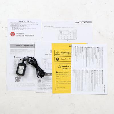 【中古】 エフェクター ZOOM G6 ギターマルチエフェクター ズーム 付属品