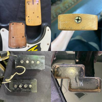 【中古】 ベース FENDER JAPAN PB57-55 BLK PRECISION BASS 1985年製 フェンダージャパン プレシジョンベース プレベ ネック、ピックアップ