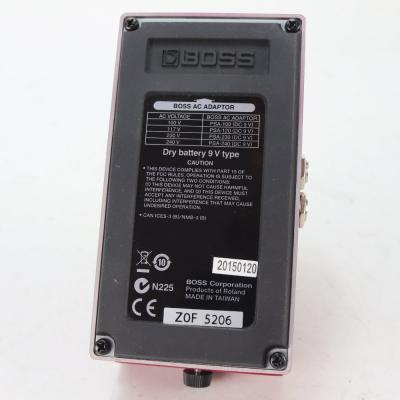 【中古】 アナログディレイ エフェクター BOSS DM-2W Delay WAZA CRAFT ギターエフェクター ディレイ 本体画像 裏