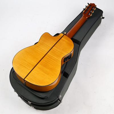【中古】 クラシックギター エレガット YAMAHA NCX2000FM ARE 2011年製 ヤマハ A.R.T. 2way ピックアップシステム搭載 背面