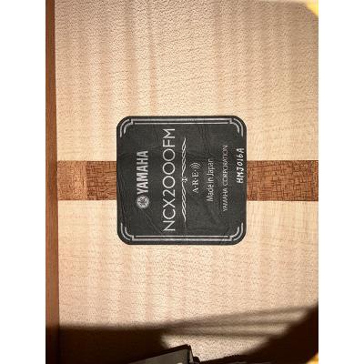 【中古】 クラシックギター エレガット YAMAHA NCX2000FM ARE 2011年製 ヤマハ A.R.T. 2way ピックアップシステム搭載 ラベル