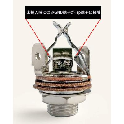 Pure Tone ピュアトーン PTT1SBN Mono Shunt Jack Black N ブラックニッケル モノラルジャック 特徴