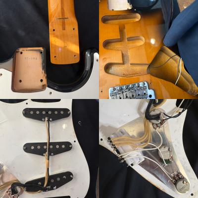 【中古】 エレキギター Fender Japan ST57-58US T(Tabacco SunBurst) 1997-2000年頃製造 フェンダージャパン ストラトキャスター USピックアップ Stratocaster Crafted in Japan 日本製 ピックアップ
