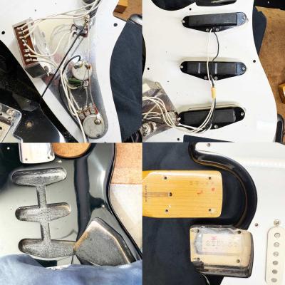【中古】 エレクギター Fender Japan ST57-53 Black 1992年製 フェンダージャパン Stratocaster 内部
