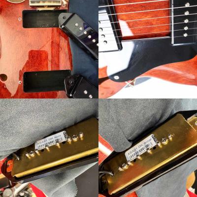 【中古】 エレキギター Seventy Seven Guitars EXRUBATO-STD/S-JT AR 2022年頃製造 セミアコースティックギター 内部