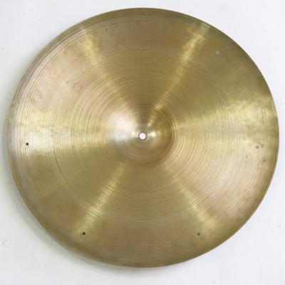 【中古】 リベットホール付きライドシンバル ジルジャン ZILDJIAN A Zildjian SIZZLE 20インチ ライドシンバル 裏面