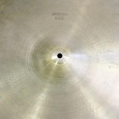 【中古】 ライドシンバル ジルジャン ZILDJIAN A Zildjian MEDIUM RIDE 20インチ 70s〜80s ビンテージシンバル ホール