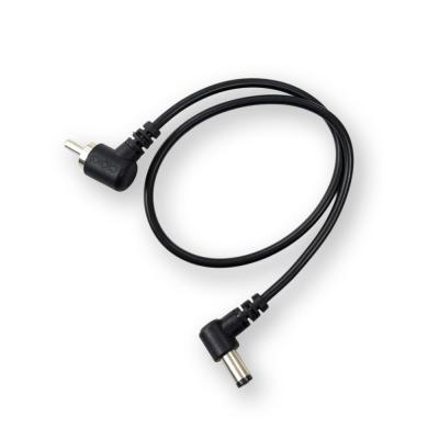 CIOKS Flex Cable 30cm 1030 センターマイナス L 型DCプラグ black