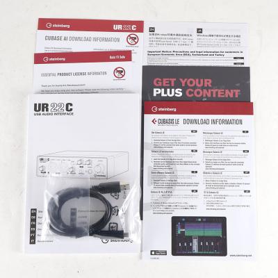 【中古】 オーディオインターフェイス Steinberg UR22C スタインバーグ USBオーディオインターフェース 付属品